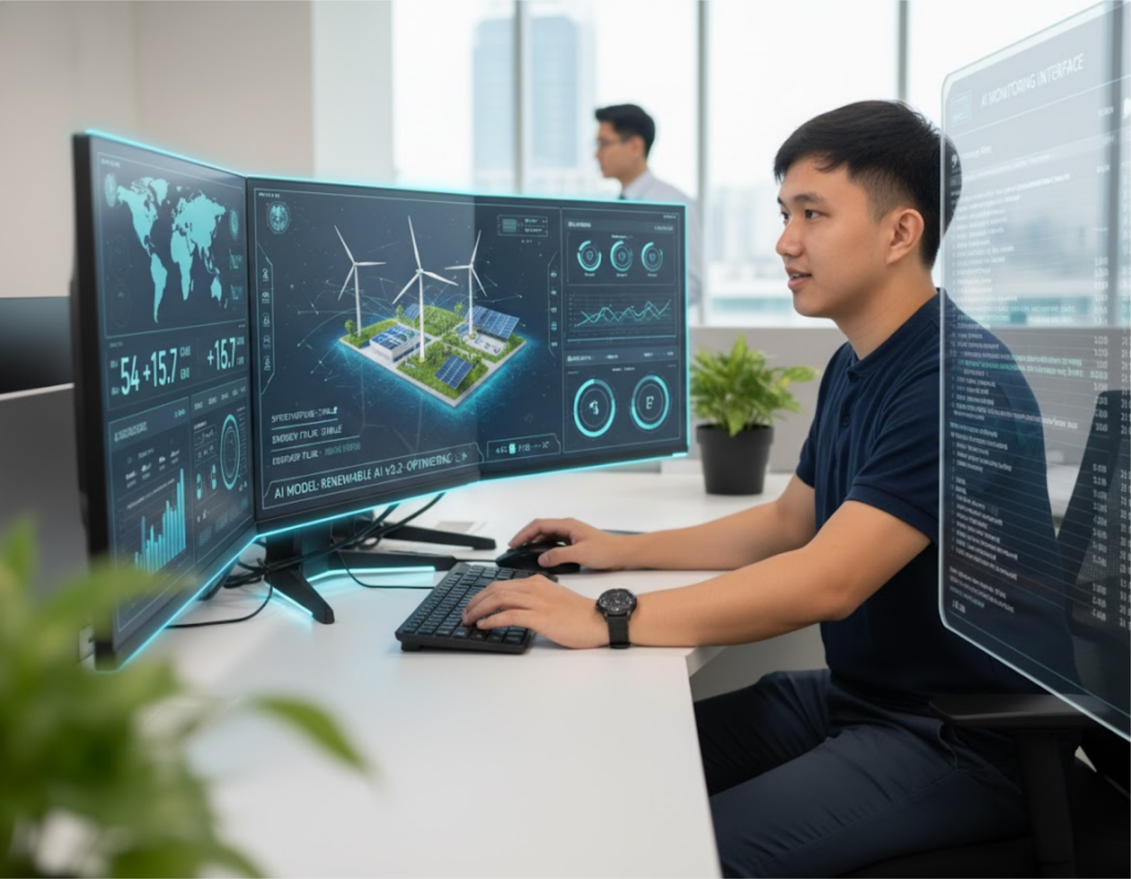 AI-powered data analysis dashboard